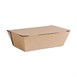 Vegware composteerbare ribkartonnen bakjes groot 60(H)x 130(B)x 195(D)mm (300 stuks)