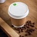 Vegware 79-Serie composteerbare koffiebeker deksels (1000 stuks)