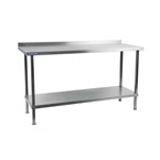 Holmes RVS wandtafel met opstaande rand 700(D)mm
