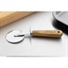 Kitchen Craft Italiaans pizzawiel met houthandvat 65mm