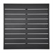Bolero aluminium tafelblad vierkant zwart 700mm