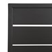 Bolero aluminium tafelblad vierkant zwart 700mm
