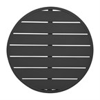 Bolero zwart aluminium tafelblad rond 580mm