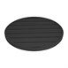 Bolero zwart aluminium tafelblad rond 580mm