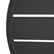 Bolero zwart aluminium tafelblad rond 580mm
