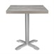 Bolero vierkant melamine tafelblad essenhout effect voorgeboord