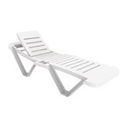 Resol witte ligstoelen (4 stuks)