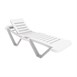 Resol witte ligstoelen (4 stuks)