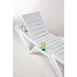 Resol witte ligstoelen (4 stuks)