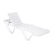 Resol witte ligstoelen (4 stuks)