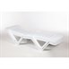 Resol witte ligstoelen (4 stuks)