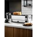 Rowlett Esprit broodrooster 6 sleuven chroom - 2 reserve-elementen en 2 tostihouders