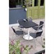Bolero gietijzeren ronde tafelvoet wit 548(B)x728(H)mm