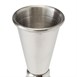 Beaumont RVS Gestreepte Jigger Maat 20ml/40ml