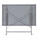 Bolero Pavement Style klaptafel grijs 1100 mm x 700 mm