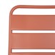 Bolero terracotta gelateerde stalen zijstoelen (4 stuks)