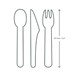 Vegware composteerbaar papieren mes (pak 1000)