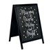 Securit Black Woody klein bordje met stoepkrijt
