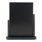 Securit Elegant groot tafelkrijtbord Hout met zwarte lakafwerking