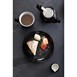 Olympia cafe coupe bord zwart - 200 mm 8" (pak van 12)