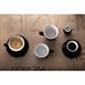 Olympia cafe espresso schoteltje zwart (12 stuks)