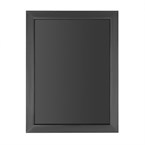 Olympia wandplaat zwart houten frame 450x600mm