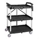 Vogue 3-Laags Opvouwbare Trolley Zwart Klein