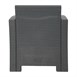 Bolero Pp Fauteuil En Tafel Rieten Set Grijs
