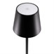 Securit Zwarte Dimbare Led Tafellamp Feline Incl Magnetische Oplaadkabel