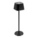 Securit Zwarte Dimbare Led Tafellamp Georgina Incl Magnetische Oplaadkabel