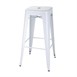 Bolero Bistro Hoge Krukken Van Staal, Wit (4 Stuks)