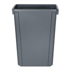 Jantex Smalle Afvalbak Grijs 60Ltr