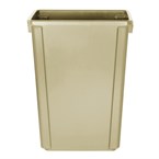 Jantex Smalle Afvalbak Beige 60Ltr