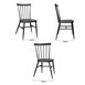 Bolero Windsor Aluminium Zwarte Stoelen (4 Stuks)