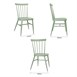 Bolero Windsor Aluminium Groene Stoelen (4 Stuks)