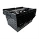 Vogue Geperforeerde Kunststof Transportopslagkrat Met Vast Deksel 600x400x320mm