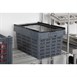 Vogue Geperforeerde Kunststof Transportopslagkrat Met Vast Deksel 600x400x320mm