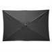 Bolero Sevilla Vierkante Parasol 2X3M Zwart
