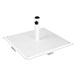 Bolero Platte Metalen Parasolvoet Wit - 18Kg