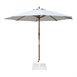 Bolero Platte Metalen Parasolvoet Wit - 18Kg