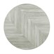 Bolero Voorgeboord Rond Tafelblad Chevron Design 600mm
