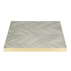 Bolero Voorgeboord Tafelblad Chevron Design 700 Mm