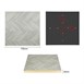 Bolero Voorgeboord Tafelblad Chevron Design 700 Mm