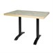 Bolero Rechthoekig Tafelblad Chevron-Ontwerp 1100 mm x 700 Mm
