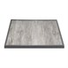 Bolero Tafelblad Van Gehard Glas Met Houtnerfeffect Voor Buiten, Grijze Rand 700mm