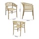 Bolero Florence Natuurlijk Touw Twist Rieten Stoelen (Pak Van 2)