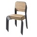 Bolero Santorini Tuinstoelen Met Houteffect (4 Stuks)