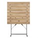 Bolero Perth Bestrating Stijl Vierkante Tafel Houteffect