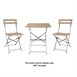 Bolero Perth Bestrating Stijl Vierkante Tafel Houteffect