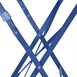 Bolero Perth Pavement Style Vierkante Tafel Donker Marineblauw